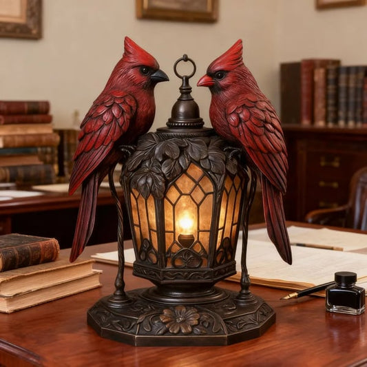 🕊️ 100% Handmade Cardinal Bird Lantern