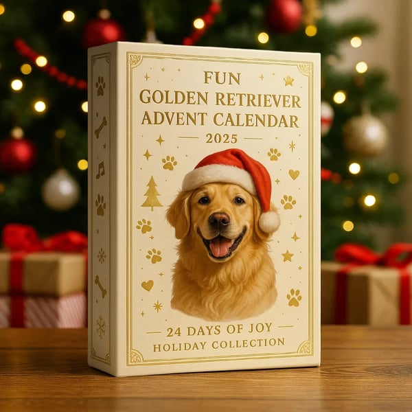 🐶Fun Golden Retriever Advent Calendar 2025